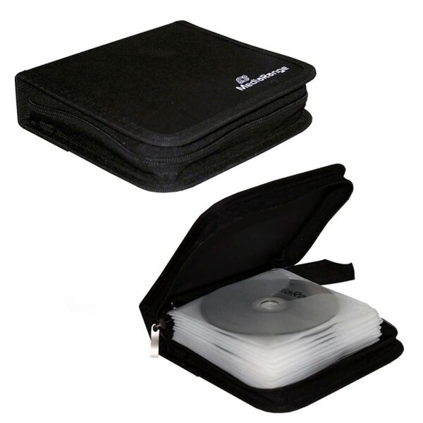 MediaRange 24er CD-/DVD-Tasche schwarz, 1 St.