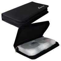 MediaRange 48er CD-/DVD-Tasche schwarz, 1 St.
