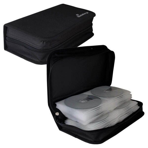 MediaRange 96er CD-/DVD-Tasche schwarz, 1 St.