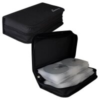 MediaRange 96er CD-/DVD-Tasche schwarz, 1 St.