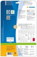 HERMA Etiketten 5076 weiß 99,1 x 38,1 mm, 25 Blatt