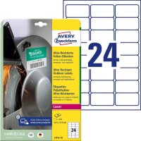 AVERY Zweckform resistente Folienetiketten L7912-10...