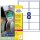 AVERY Zweckform resistente Folienetiketten L7914-10 weiß 99,1 x 67,7 mm, 10 Blatt