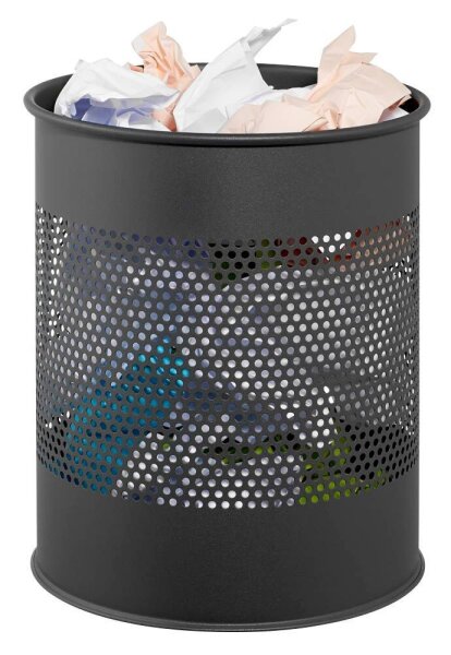 DURABLE Papierkorb 15,0 l anthrazit, 1 St.