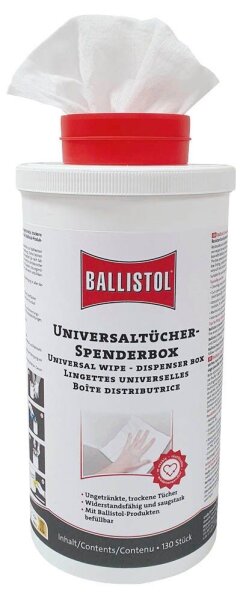 BALLISTOL Putztuchspender trockene Universaltücher 25097 weiß Kunststoff, 1 St.