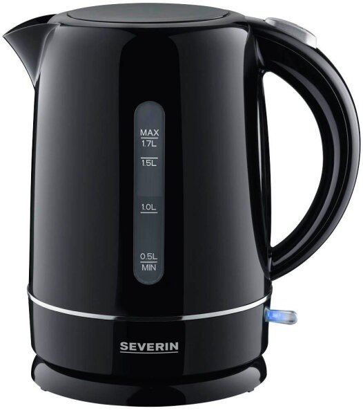 SEVERIN Wasserkocher WK 4322 schwarz 1,7 l 2200 W