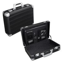 ALUMAXX Aktenkoffer VENTURE Aluminium schwarz 45,5 x 13,5...