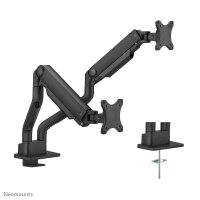Neomounts Monitor-Halterung DS70S-950BL2 NEXT One schwarz für 2 Monitore, Tischbohrung, Tischklemme