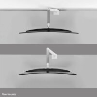 Neomounts Monitor-Halterung DS70PLUS-450WH1 NEXT Core weiß für 1 Monitor, Tischbohrung, Tischklemme