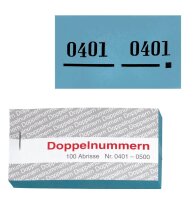 WOLF & APPENZELLER Doppelnummernblöcke...