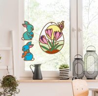 folia Fensterbilder Set Springtime mehrfarbig  ( 23821 )