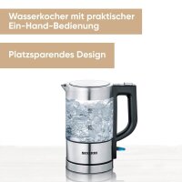 SEVERIN Wasserkocher WK 3472 transparent 0,5 l 1100 W