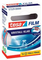 tesa KRISTALL-KLAR Klebefilm transparent 19,0 mm x 10,0 m...