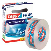 tesa KRISTALL-KLAR Klebefilm transparent 19,0 mm x 33,0 m...