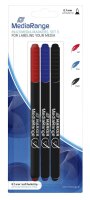 MediaRange CD-Marker farbsortiert 0,7 mm, 3 St.