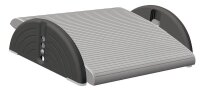 WEDO Fußstütze Relax-PLUS grau Kunststoff