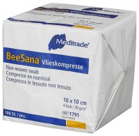 Meditrade® Vlies-Kompressen BeeSana® 1791 weiß 10,0 x 10,0 cm, 100 St.