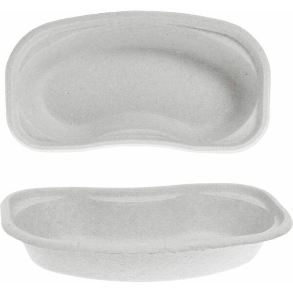 Meditrade® Nierenschalen, Pappe grau 25,5 x 4,8 cm, 300 St.