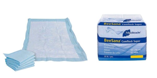 Meditrade® Einweg-Betteinlagen BeeSana® Comflock Super, 25 St.