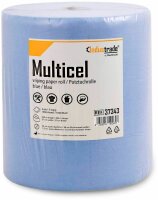 Industrade® Putztuchrolle Multicel 3-lagig blau,...