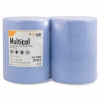 Industrade® Putztuchrollen Multicel 2-lagig blau,...