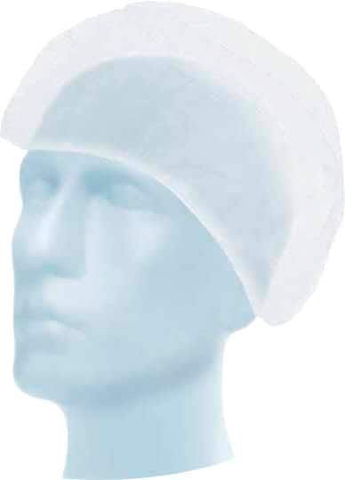Meditrade® unisex Baretthauben Suavel® Astrid weiß Größe XL 100 St.