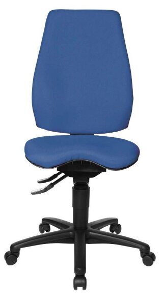 Topstar Bürostuhl Body Balance 450, BAK450BT26 Stoff blau, Gestell schwarz