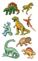 AVERY Zweckform Aufkleber 53145 Dinos, 24 Etiketten