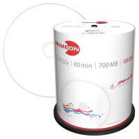 PRIMEON CD-R 700 MB bedruckbar, 100 St.