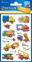 AVERY Zweckform Aufkleber 53209 Baufahrzeuge, 30 Etiketten