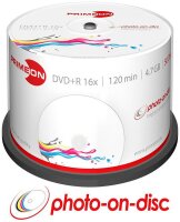 PRIMEON DVD+R 4,7 GB bedruckbar, 50 St.