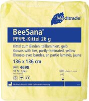 Meditrade® unisex Schutzkittel BeeSana® gelb...