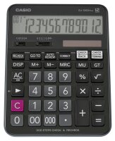 CASIO DJ-120D Plus Tischrechner schwarz