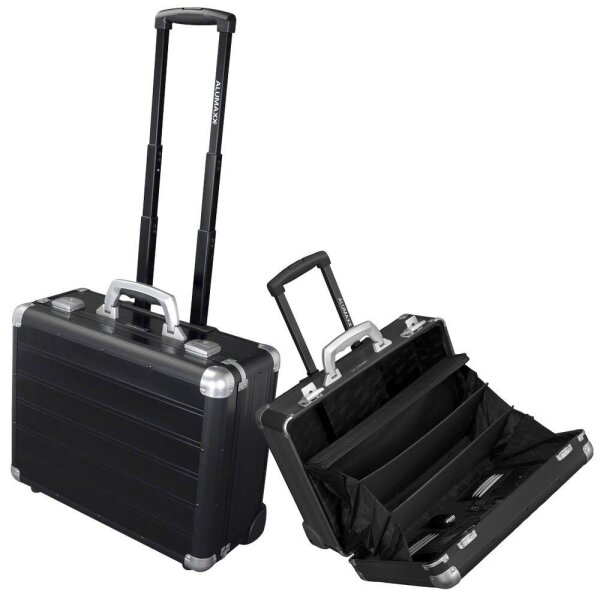 ALUMAXX Pilotenkoffer GALAXY Aluminium schwarz 46,0 x 38,5 x 21,0 cm  ( 45167 )