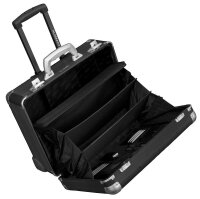 ALUMAXX Pilotenkoffer GALAXY Aluminium schwarz 46,0 x 38,5 x 21,0 cm  ( 45167 )