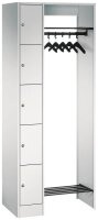 CP Garderobe mit Schließfächern lichtgrau...