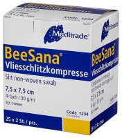 Meditrade® Vlies-Kompressen BeeSana® 1243 weiß 7,5 x 7,5 cm, 50 St.
