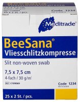 Meditrade® Vlies-Kompressen BeeSana® 1243 weiß 7,5 x 7,5 cm, 50 St.