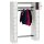 CP Garderobe mit Schließfächern Serie 8070 lichtgrau 80710-00 S10000, 10 Schließfächer 143,0 x 48,0 x 195,0 cm