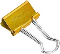 MAUL Foldbackklammern gold 1,9 cm, 12 St.