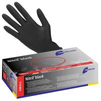 Meditrade® unisex Einmalhandschuhe Nitril® black...
