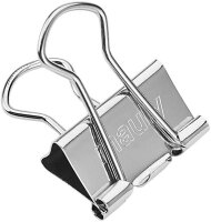 MAUL Foldbackklammern silber 1,9 cm, 12 St.