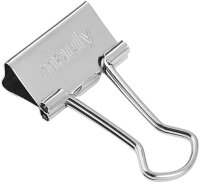 MAUL Foldbackklammern silber 1,9 cm, 12 St.