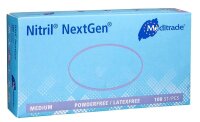 Meditrade® unisex Einmalhandschuhe Nitril® NextGen® blau Größe M, 100 St.