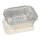 STARPAK Aluschalen mit Deckel silber 500 ml, 25 St.