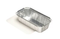 STARPAK Aluschalen mit Deckel silber 1000 ml, 25 St.