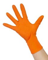 Industrade® unisex Einmalhandschuhe Nitril® StellarGrip Orange orange Größe S, 50 St.