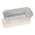 STARPAK Aluschalen mit Deckel silber 700 ml, 50 St.