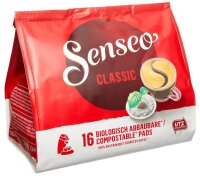 Senseo CLASSIC Kaffeepads, Arabica- und Robustabohnen 16 St.