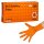 Industrade® unisex Einmalhandschuhe Nitril® StellarGrip Orange orange Größe M, 50 St.